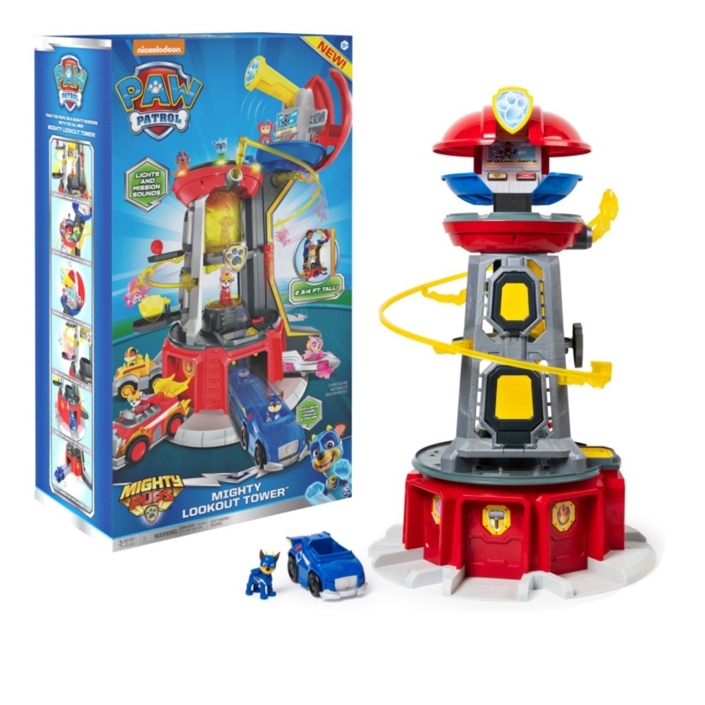 New in Box-Paw Patrol Mighty Lookout Tower